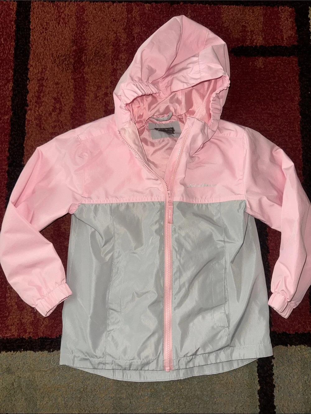 Girls Eddie‎ Bauer Hooded Windbreaker Jacket